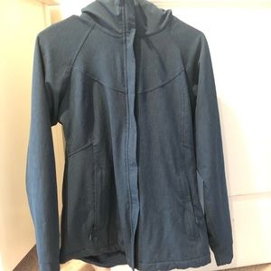 Blue fleece jacket